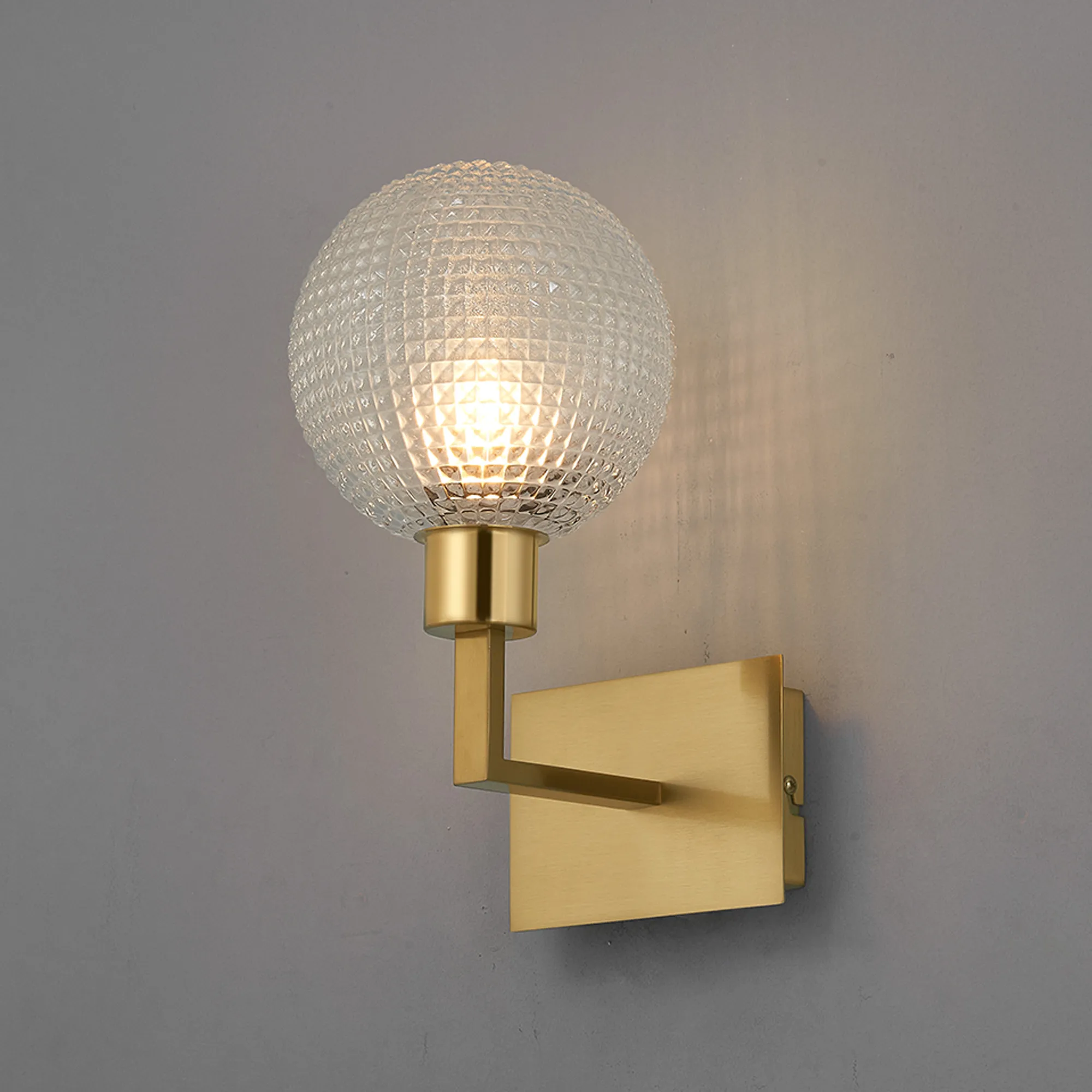 Baxter Brass Gold Wall Lights Deco Armed Wall Lights